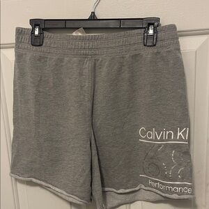 Calvin Klein Women's Athletic Gray Shorts